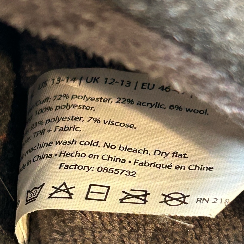 EUC Dearfoams Mens Slippers - Picture 6 of 7